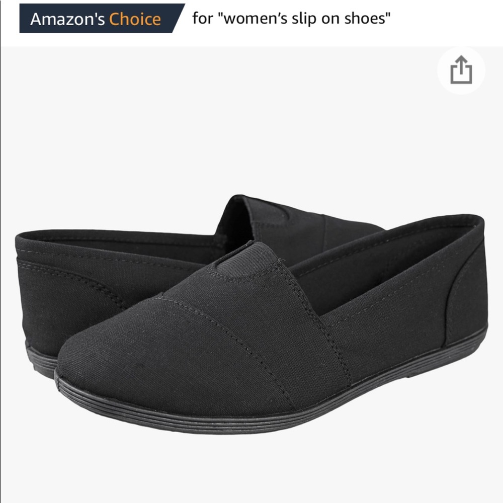 Black soda slip on shoe